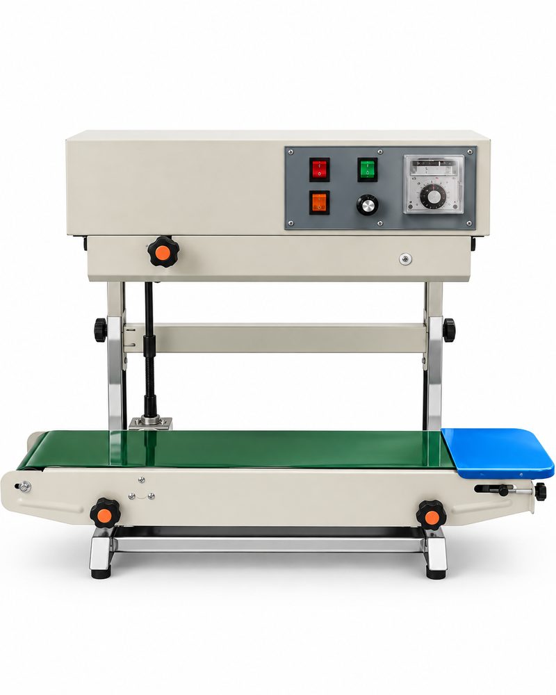 FR900V vertical band sealer for sealing stand-up pouches - OKenterprise Port Harcourt